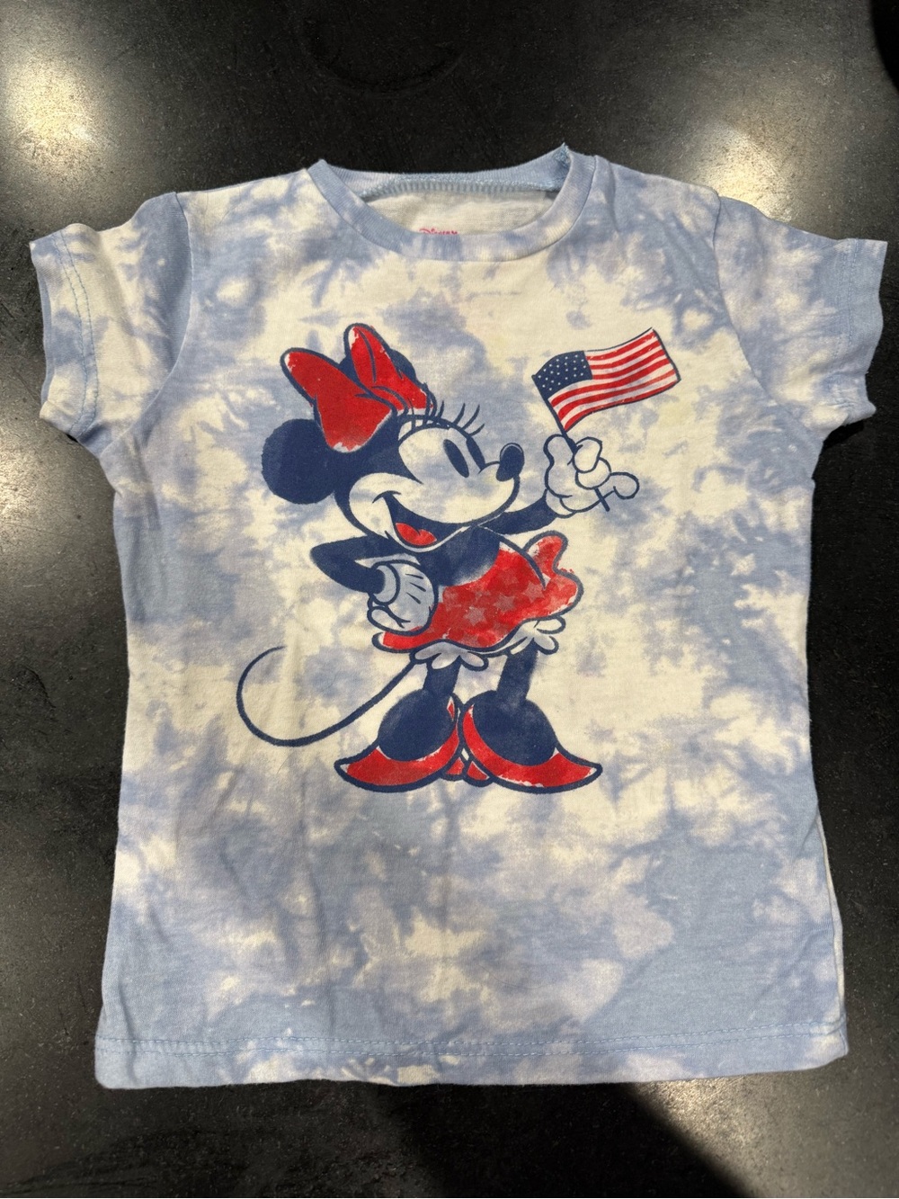 Disney Minnie Mouse Tie-Dye Tee - Blue & Red